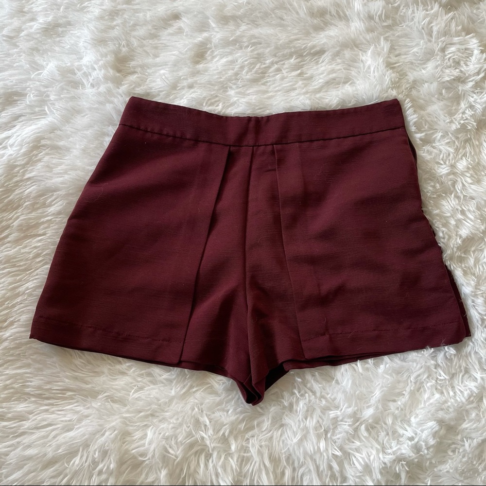 Forever 21 Maroon Red Shorts